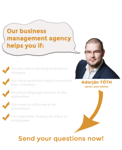 Starting business in Hungary. Free consultation about starting business in Hungary. Are you about starting business in Hungary? Do you have questions about launching your company? Do you have language barriers in the authorities? Do you need an attorney or an accountant? Do you need help finding an office or employees? Do you need help during the daily operation? Adorjan Toth founder owner your advisor. Business Management Hungary. Business management agency.